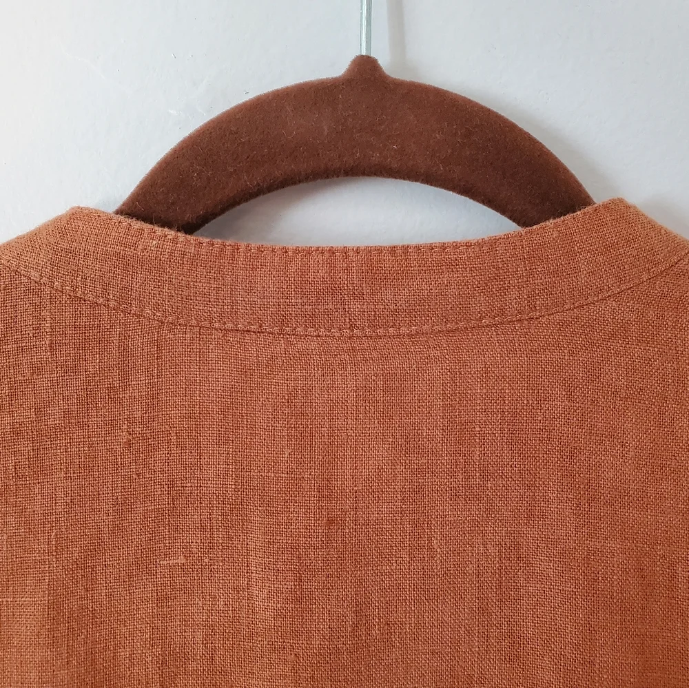handmade linen womens tsiomik kids blouse - Picture 7 of 16
